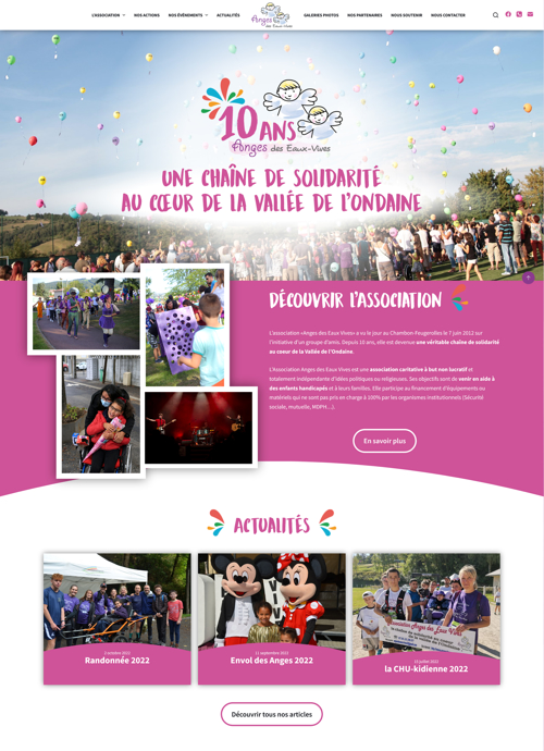 screenshot du site